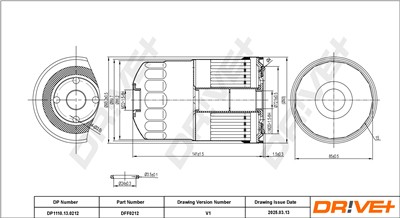 Dr!ve+ DP1110.13.0212 Číslo výrobce: DFF0212. EAN: 5907714168765.