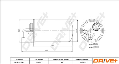 Dr!ve+ DP1110.13.0252 Číslo výrobce: DFF0252. EAN: 5907714169168.