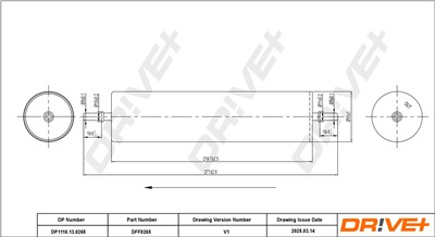Dr!ve+ DP1110.13.0265 Číslo výrobce: DFF0265. EAN: 5907714169298.
