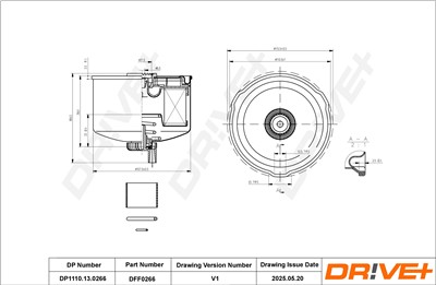 Dr!ve+ DP1110.13.0266 Číslo výrobce: DFF0266. EAN: 5907714169304.
