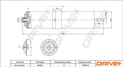 Dr!ve+ DP1110.13.0273 Číslo výrobce: DFF0273. EAN: 5907714169373.