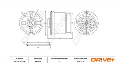 Dr!ve+ DP1110.13.0328 Číslo výrobce: DFF0328. EAN: 7630556926443.