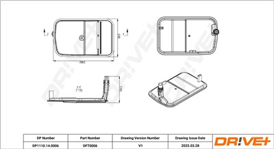 Dr!ve+ DP1110.14.0006 Číslo výrobce: DFT0006. EAN: 5907714155598.