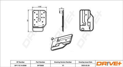 Dr!ve+ DP1110.14.0008 Číslo výrobce: DFT0008. EAN: 5907714155611.