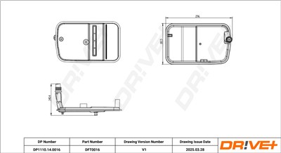 Dr!ve+ DP1110.14.0016 Číslo výrobce: DFT0016. EAN: 5907714155697.