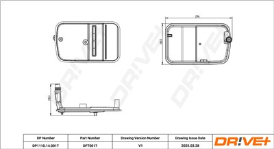 Dr!ve+ DP1110.14.0017 Číslo výrobce: DFT0017. EAN: 5907714155703.