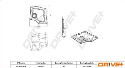 Dr!ve+ DP1110.14.0023 Číslo výrobce: DFT0023. EAN: 5907714155765.