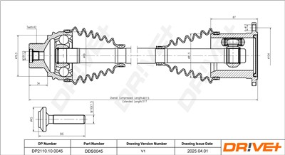 Dr!ve+ DP2110.10.0045 Číslo výrobce: DDS0045. EAN: 5907714188138.