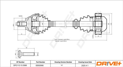 Dr!ve+ DP2110.10.0066 Číslo výrobce: DDS0066. EAN: 5907714188343.