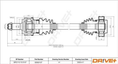 Dr!ve+ DP2110.10.0107 Číslo výrobce: DDS0107. EAN: 5907714188756.