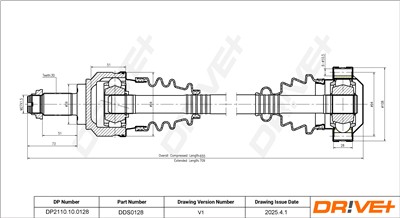 Dr!ve+ DP2110.10.0128 Číslo výrobce: DDS0128. EAN: 5907714188961.