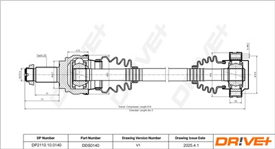 Dr!ve+ DP2110.10.0140 Číslo výrobce: DDS0140. EAN: 5907714189081.