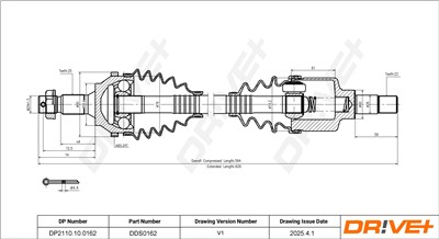 Dr!ve+ DP2110.10.0162 Číslo výrobce: DDS0162. EAN: 5907714189302.