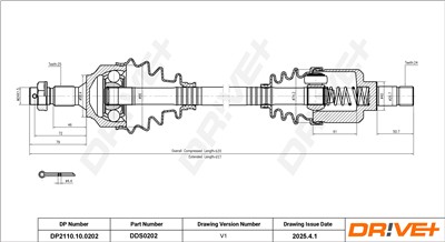 Dr!ve+ DP2110.10.0202 Číslo výrobce: DDS0202. EAN: 5907714189708.