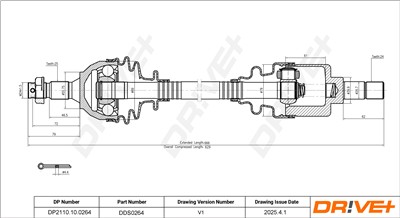 Dr!ve+ DP2110.10.0264 Číslo výrobce: DDS0264. EAN: 5907714190322.