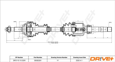 Dr!ve+ DP2110.10.0281 Číslo výrobce: DDS0281. EAN: 5907714190490.