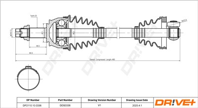 Dr!ve+ DP2110.10.0336 Číslo výrobce: DDS0336. EAN: 5907714191046.