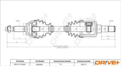 Dr!ve+ DP2110.10.0362 Číslo výrobce: DDS0362. EAN: 5907714191305.