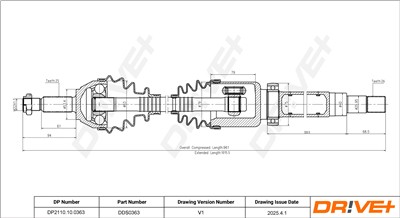 Dr!ve+ DP2110.10.0363 Číslo výrobce: DDS0363. EAN: 5907714191312.