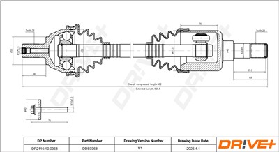 Dr!ve+ DP2110.10.0368 Číslo výrobce: DDS0368. EAN: 5907714191367.