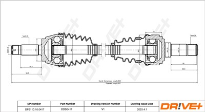 Dr!ve+ DP2110.10.0417 Číslo výrobce: DDS0417. EAN: 5907714191855.