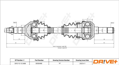Dr!ve+ DP2110.10.0468 Číslo výrobce: DDS0468. EAN: 5907714192364.