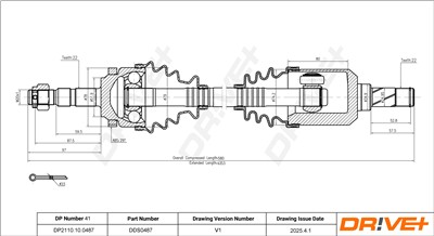 Dr!ve+ DP2110.10.0487 Číslo výrobce: DDS0487. EAN: 5907714192555.