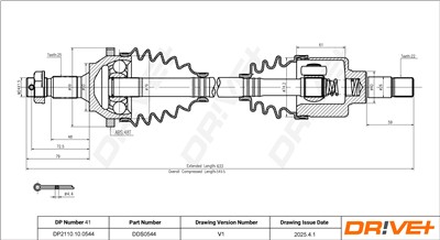 Dr!ve+ DP2110.10.0544 Číslo výrobce: DDS0544. EAN: 5907714193125.