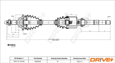Dr!ve+ DP2110.10.0545 Číslo výrobce: DDS0545. EAN: 5907714193132.