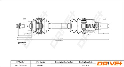 Dr!ve+ DP2110.10.0610 Číslo výrobce: DDS0610. EAN: 5907714193781.