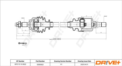 Dr!ve+ DP2110.10.0622 Číslo výrobce: DDS0622. EAN: 5907714193903.