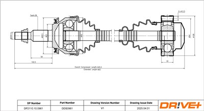 Dr!ve+ DP2110.10.0961 Číslo výrobce: DDS0961. EAN: 5907714197291.