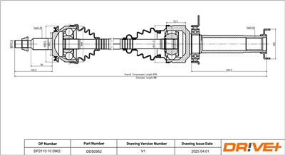 Dr!ve+ DP2110.10.0962 Číslo výrobce: DDS0962. EAN: 5907714197307.