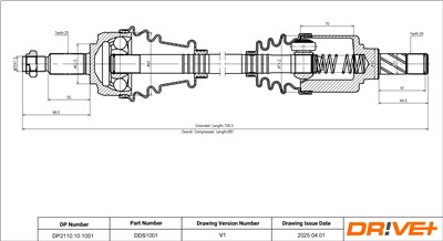 Dr!ve+ DP2110.10.1001 Číslo výrobce: DDS1001. EAN: 5907714197697.