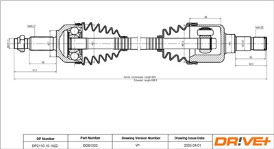 Dr!ve+ DP2110.10.1022 Číslo výrobce: DDS1022. EAN: 5907714197901.