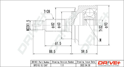 Dr!ve+ DP2110.10.1247 Číslo výrobce: DDC1247.