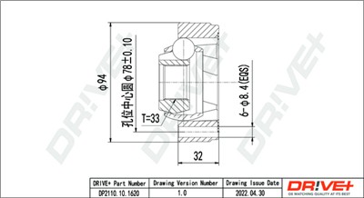 Dr!ve+ DP2110.10.1620 Číslo výrobce: DDC1620. EAN: 5907714186134.