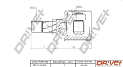 Dr!ve+ DP2110.10.1630 Číslo výrobce: DDC1630. EAN: 5907714186233.