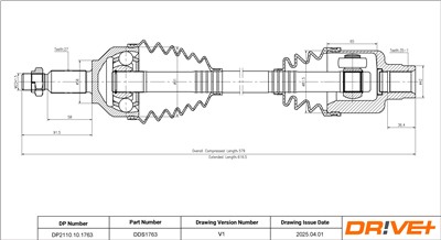 Dr!ve+ DP2110.10.1763 Číslo výrobce: DDS1763. EAN: 5907714198533.