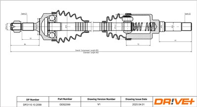 Dr!ve+ DP2110.10.2099 Číslo výrobce: DDS2099. EAN: 7630556910893.