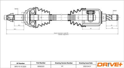 Dr!ve+ DP2110.10.2223 Číslo výrobce: DDS2223. EAN: 7630556912132.