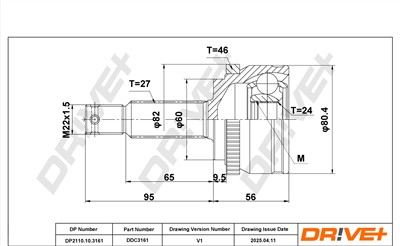 Dr!ve+ DP2110.10.3161 Číslo výrobce: DDC3161. EAN: 0.