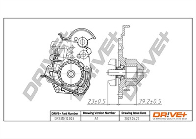 Dr!ve+ DP2310.10.003 Číslo výrobce: DCW0003. EAN: 7640250072261.