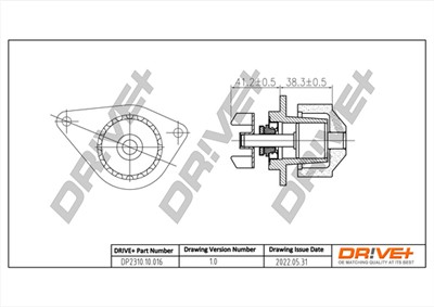 Dr!ve+ DP2310.10.016 Číslo výrobce: DCW0016. EAN: 7640250072391.