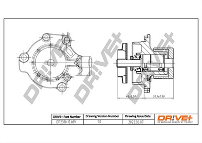 Dr!ve+ DP2310.10.019 Číslo výrobce: DCW0019. EAN: 7640250072421.