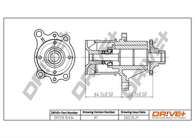 Dr!ve+ DP2310.10.034 Číslo výrobce: DCW0034. EAN: 7640250072575.