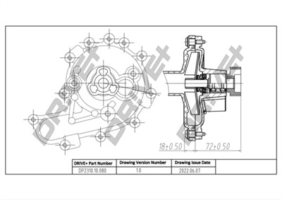 Dr!ve+ DP2310.10.080 Číslo výrobce: DCW0080. EAN: 7640250073039.