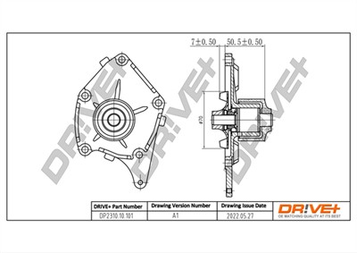 Dr!ve+ DP2310.10.101 Číslo výrobce: DCW0101. EAN: 7640250073244.