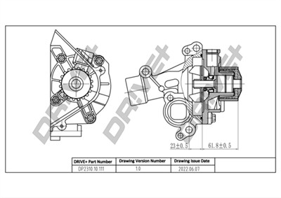 Dr!ve+ DP2310.10.111 Číslo výrobce: DCW0111. EAN: 7640250073343.