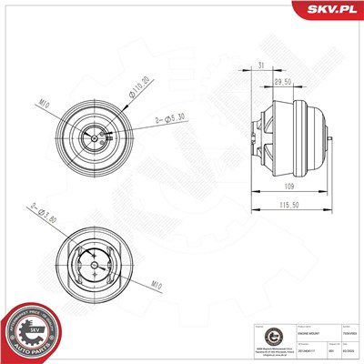 ESEN SKV 75SKV003 EAN: 5906302222971.